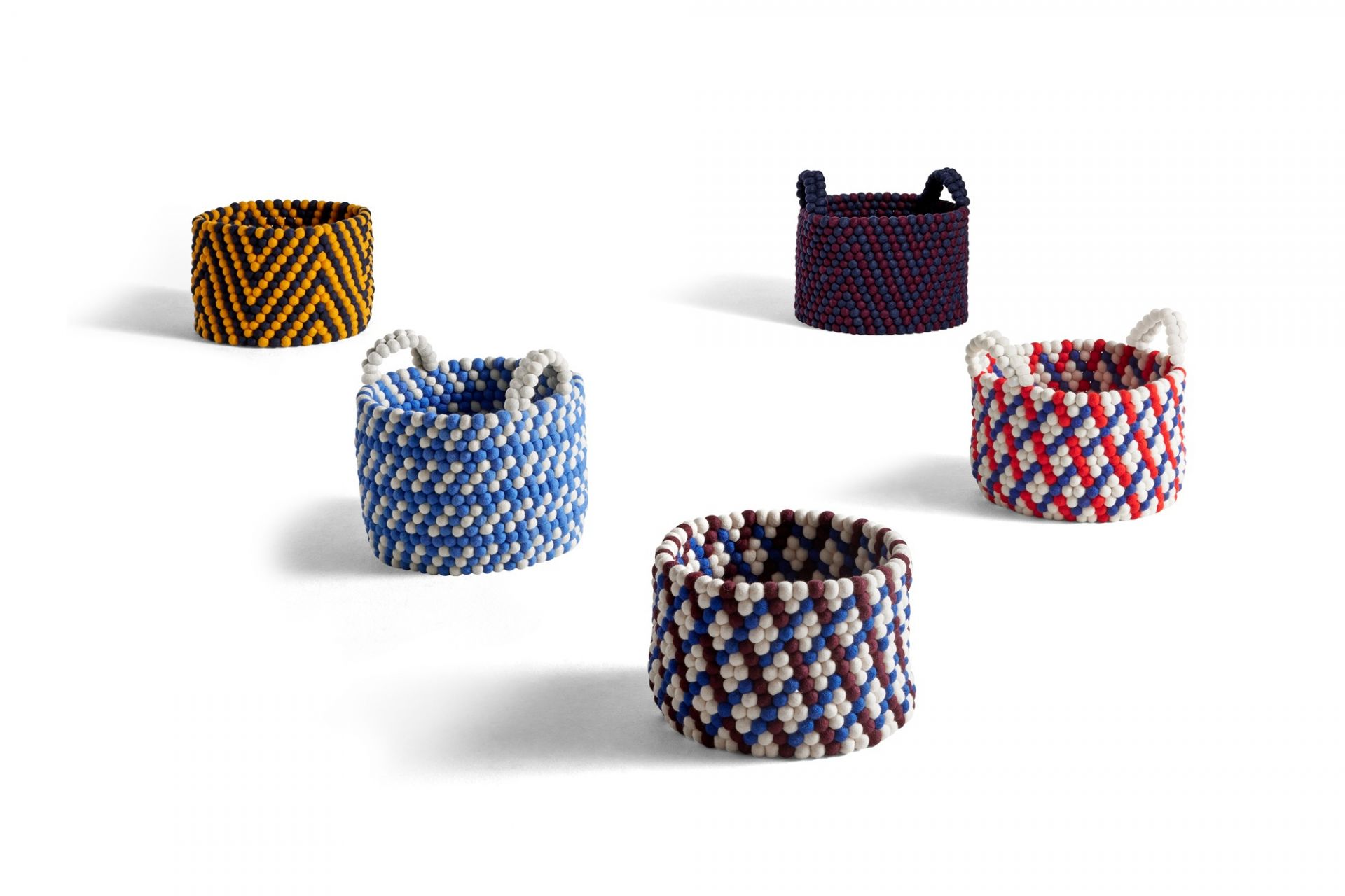 HAY Bead basket, 40 cm, grey | Finnish Design Shop